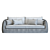 Gemini Wicker Outdoor Sofa 3D 3D model small image 7