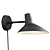 Modern Scandinavian Darci Short Sconce 3D model small image 1