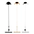 Sleek Modernistic Metal Floor Lamp 3D model small image 2