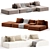 Modular Sofa Thassos 2015 3D model small image 4