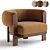 Elegant Vanderbilt Chair, 3Ds Max 3D model small image 2