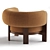 Elegant Vanderbilt Chair, 3Ds Max 3D model small image 4