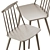 Modern Hay Chair J77 Furniture 3D model small image 3