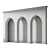 Customizable Model Arabic Arch 3D model small image 5