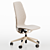 Ergonomic SILQ Armless Chair 3D model small image 1