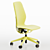 Ergonomic SILQ Armless Chair 3D model small image 3