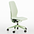 Ergonomic SILQ Armless Chair 3D model small image 5