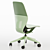 Ergonomic SILQ Armless Chair 3D model small image 6