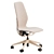 Ergonomic SILQ Armless Chair 3D model small image 8