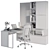 Executive Boss Desk - High-Quality Office Furniture 3D model small image 6