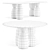 Oceanic Dunes Dining Ensemble 3D model small image 11