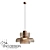 Inodesign Crispin Amber Pendant Light 3D model small image 1