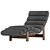 Elegant Upholstered Philippe Chaise Lounge 3D model small image 21