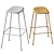 Minimalist Muuto Fiber Bar Stool 3D model small image 5