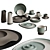 Esmadereboy Kitchen Cookware Set 3D model small image 1