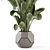 Handmade Stone Pot Indoor Plants 3D model small image 3