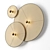 Tan Tan Wall Sconce Elegance 3D model small image 1