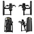 Technogym Shoulder 700 Render Textures 3D model small image 3