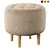 Velvet Pouf Oron by Divan.ru 3D model small image 7