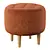 Velvet Pouf Oron by Divan.ru 3D model small image 8