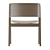  Modern chair with dual finish 3D model small image 8