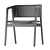  Modern chair with dual finish 3D model small image 15