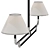 Rigby Large Linear Chandelier Visual Comfort 3D model small image 3