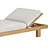 Elegant Pure Lounger with Mobility 3D model small image 2