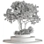 Cityscape Oasis Bench Plant Display 3D model small image 5