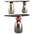 Gem Tower Console Table 3D model small image 1