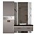 Luxury Bath Set 24 Pieces 3D model small image 1