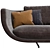 Bold Statement Montreal Sofa 3D model small image 5