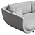 Bold Statement Montreal Sofa 3D model small image 6