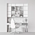 Modern Office Furniture Set Quads 3D model small image 7
