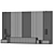 Headboard 7 Design Model 3D model small image 4