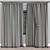 Modern Curtains 3D Model Set 3D model small image 4