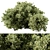 139-Piece Mixed Plant Bush Set 3D model small image 1