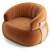 Elegant Max Divani DANA Armchair 3D model small image 3