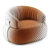 Elegant Max Divani DANA Armchair 3D model small image 5