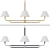 Rigby Grande Chandelier by Visual Comfort 3D model small image 1