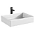 White Art&Max Sink AM-78570B-50 3D model small image 2