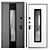 Metal Entry Door MG 885.1 3D model small image 3