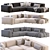 Modern Chic Arflex Sofa Design 3D model small image 1