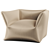 Modern Armchair 3D Models Set 3D model small image 1