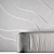 Curved Wave Headboard with Light 3D model small image 8