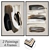 Duo Artwork Set with Frames 3D model small image 1