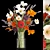 Spring Field Flowers Bouquet Display 3D model small image 1