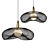 Modern Metal Grid Pendant Lamp 3D model small image 1