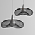 Modern Metal Grid Pendant Lamp 3D model small image 4