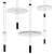 Sleek LED Pendant Lighting Fixture 3D model small image 2